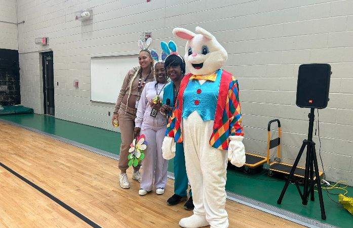  Staff and the Easter Bunny